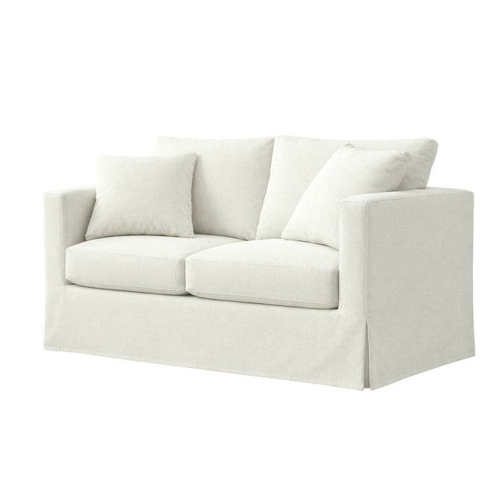 White Pique Custom Furniture Slipcover