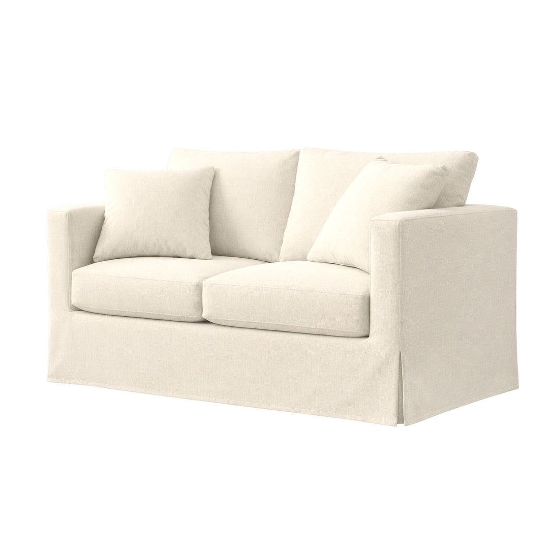 Natural White Canvas Custom Furniture Slipcover