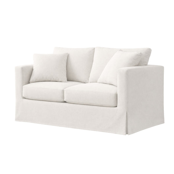 Classic White Canvas Custom Furniture Slipcover