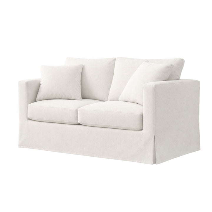 Classic White Canvas Custom Furniture Slipcover