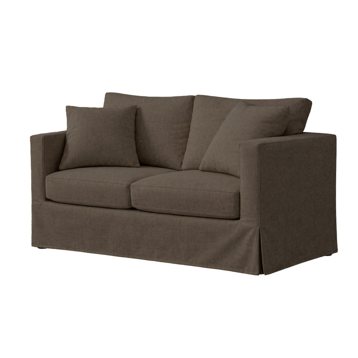 Heathered Black Custom Furniture Slipcover