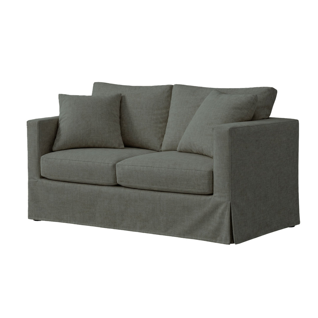 Cobblestone Gray Custom Furniture Slipcover