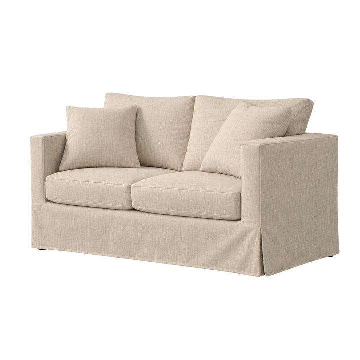SunReal® Vellum Oat Custom Furniture Slipcover