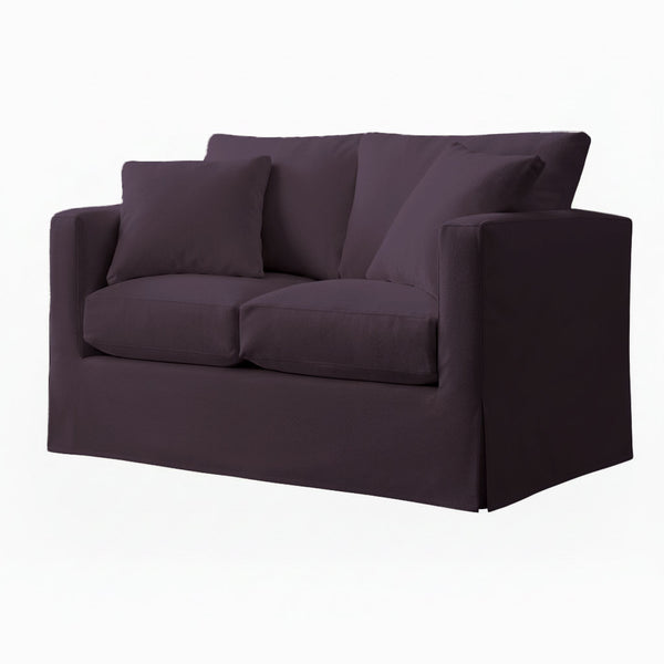 Plum SuedeTouch Custom Furniture Slipcover