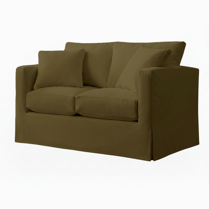 Extra Soft Mocha Brown Custom Furniture Slipcover