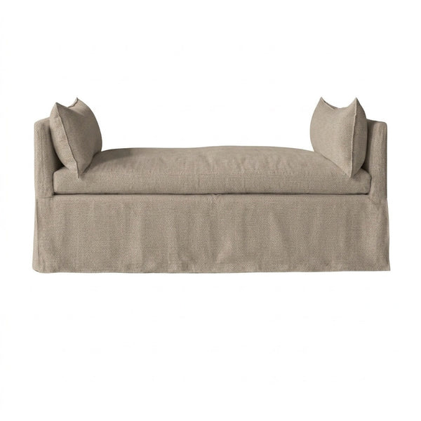 SunReal® Flax Beige Daybed & Mattress Slipcover