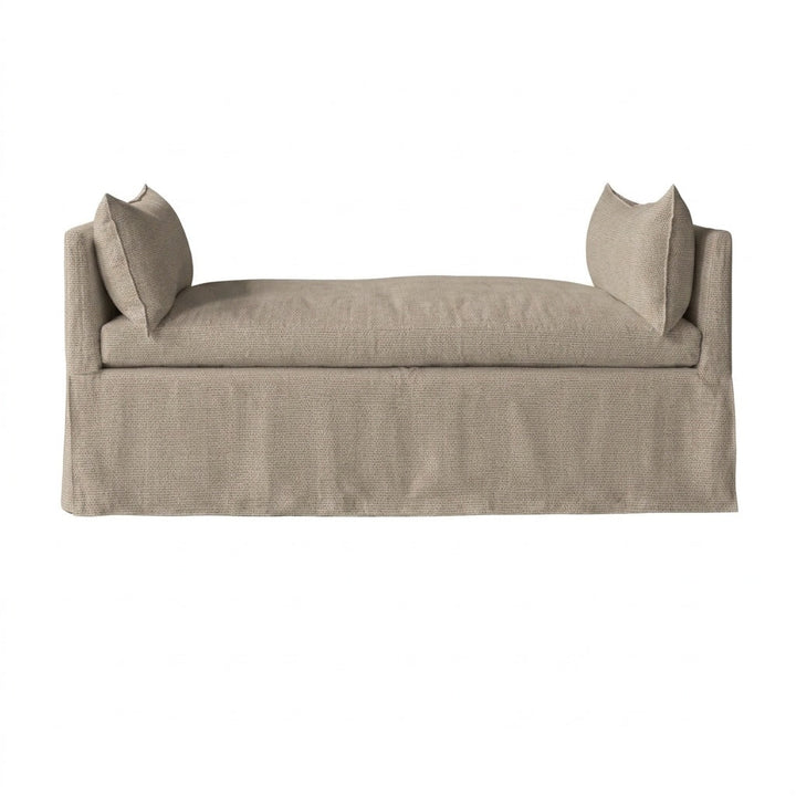 SunReal® Flax Beige Custom Furniture Slipcover