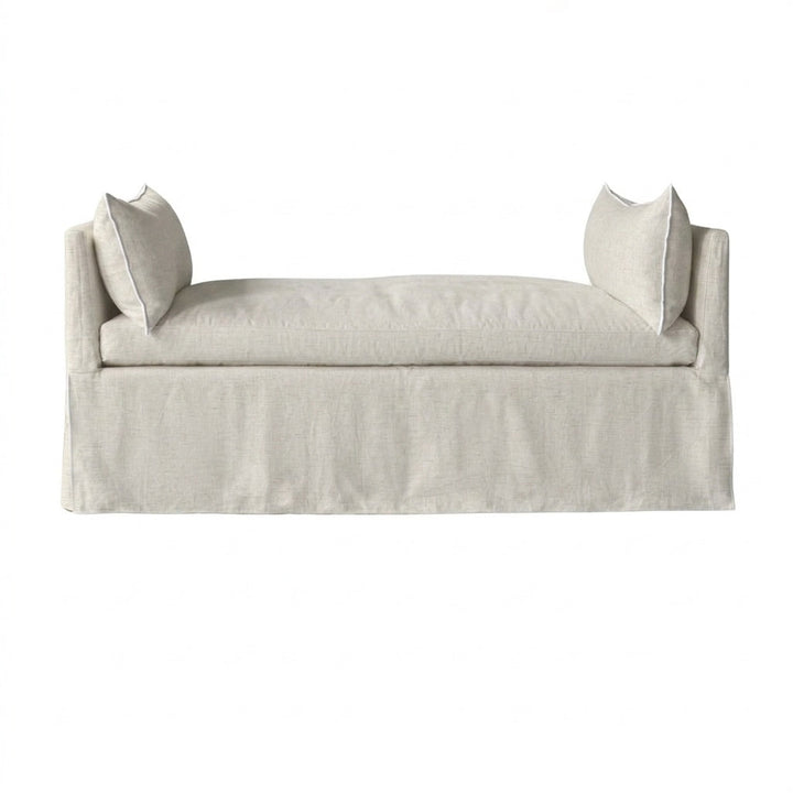 SunReal® Vellum Oat Custom Furniture Slipcover