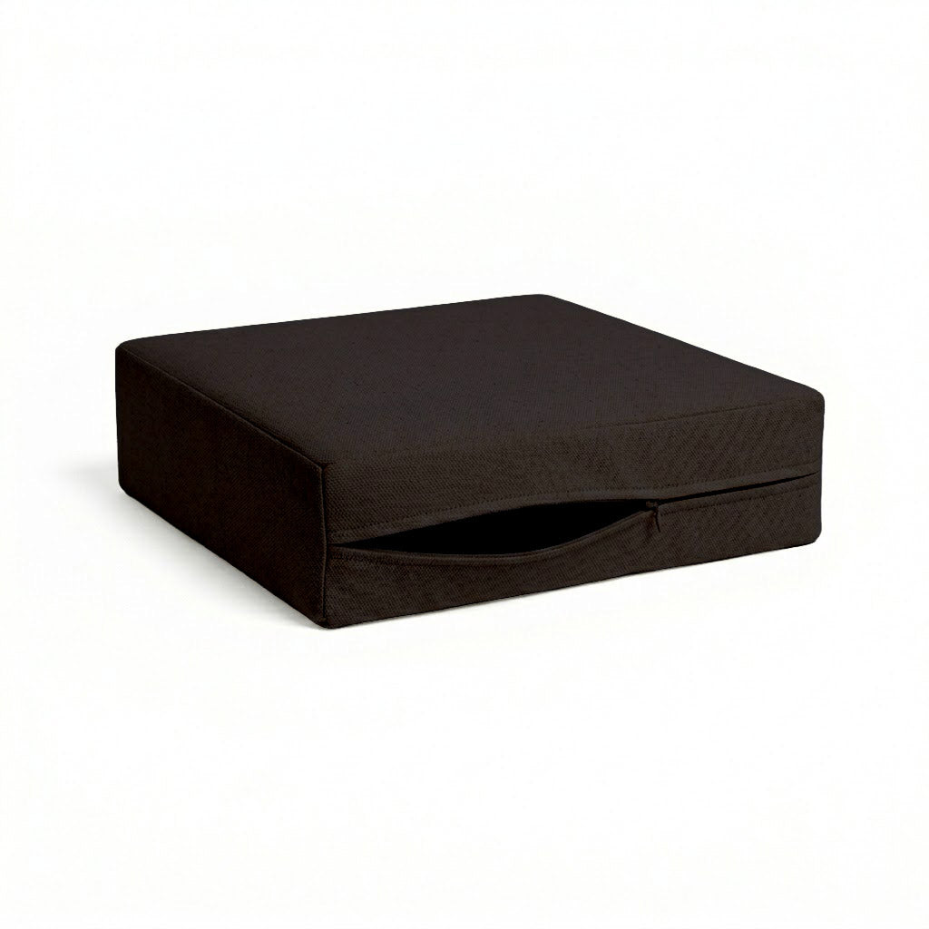 SunReal® Solid Black Custom Cushion Cover