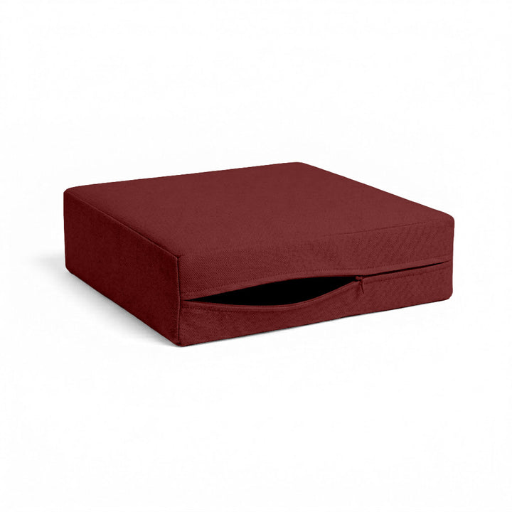 SunReal® Burgundy Red Custom Cushion Cover