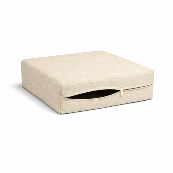 SunReal® Vellum Oat Custom Cushion Cover