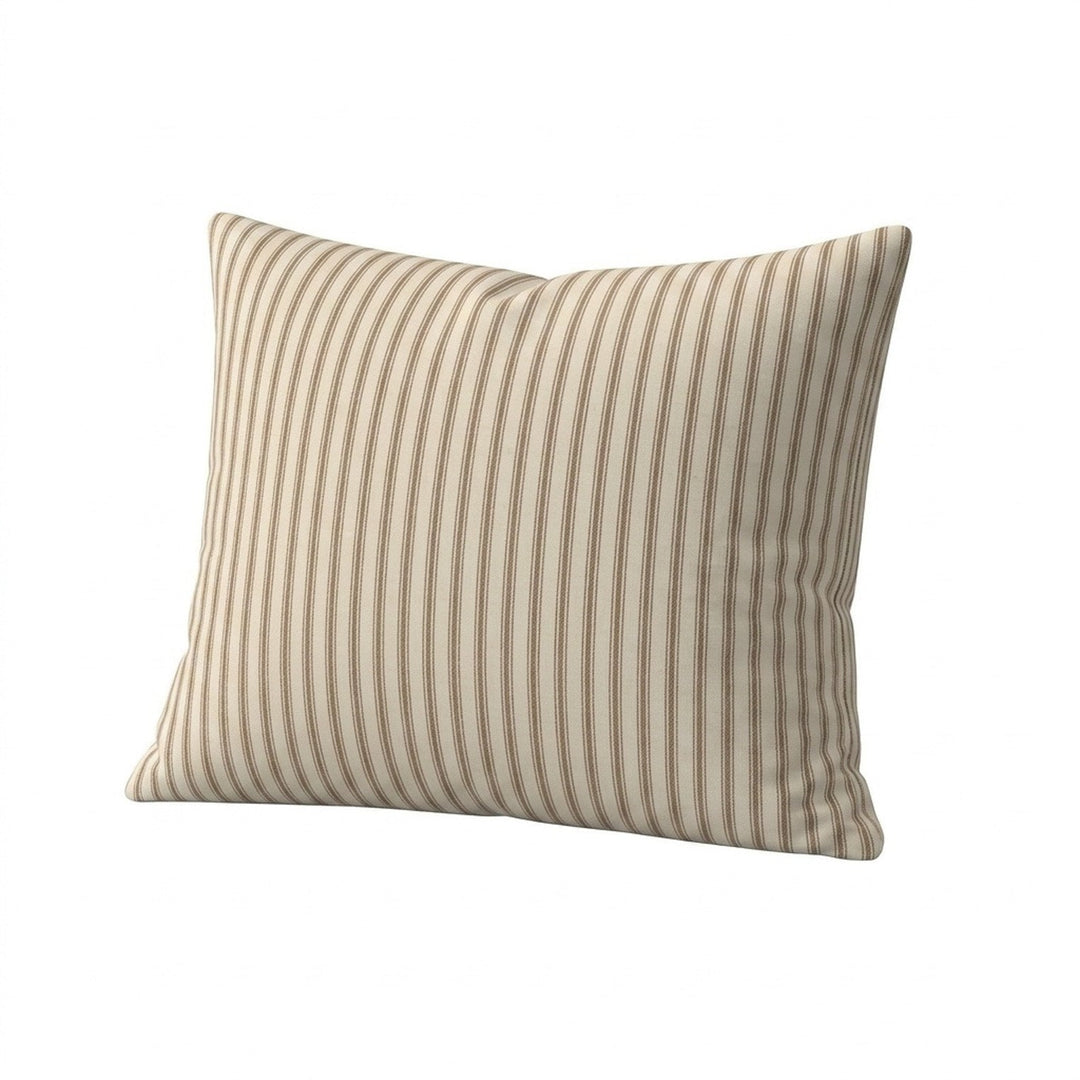 Martha's Vineyard Canvas Stripe Throw Pillow