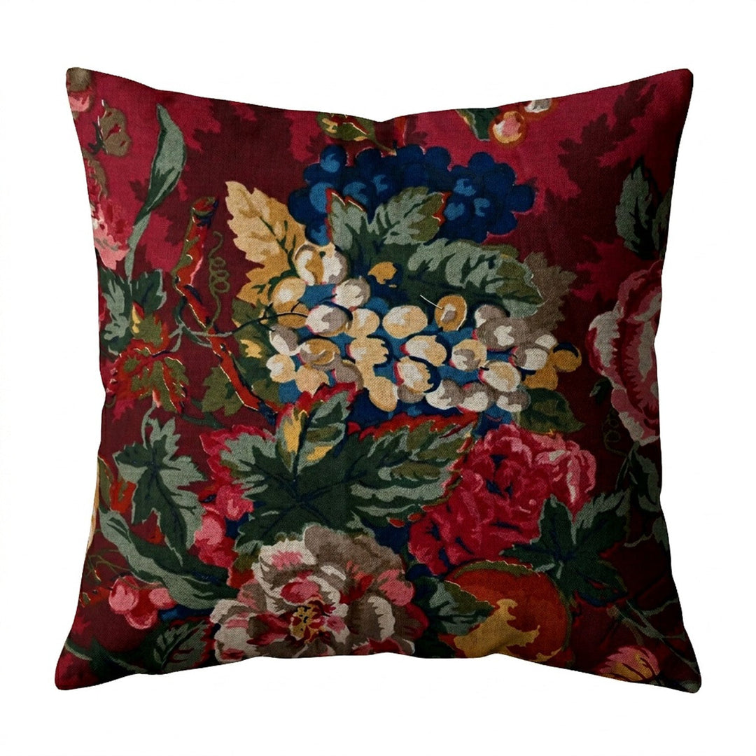 Tuscan Villa Canvas Print Throw Pillow