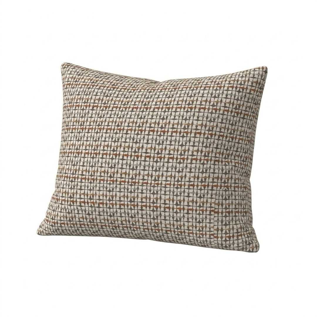 Mid-Century Copper Canvas Print Throw Pillow