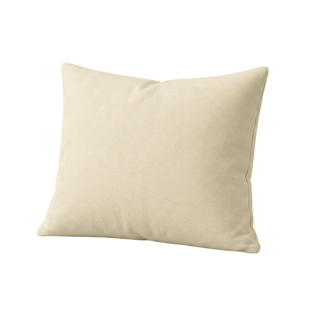 Natural Cotton Twill Throw Pillow
