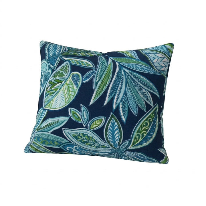 Boho Botanical Outdoor Throw Pillow