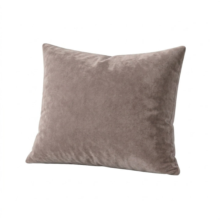 Velvet Blush Beige throw pillow in blush beige velvet