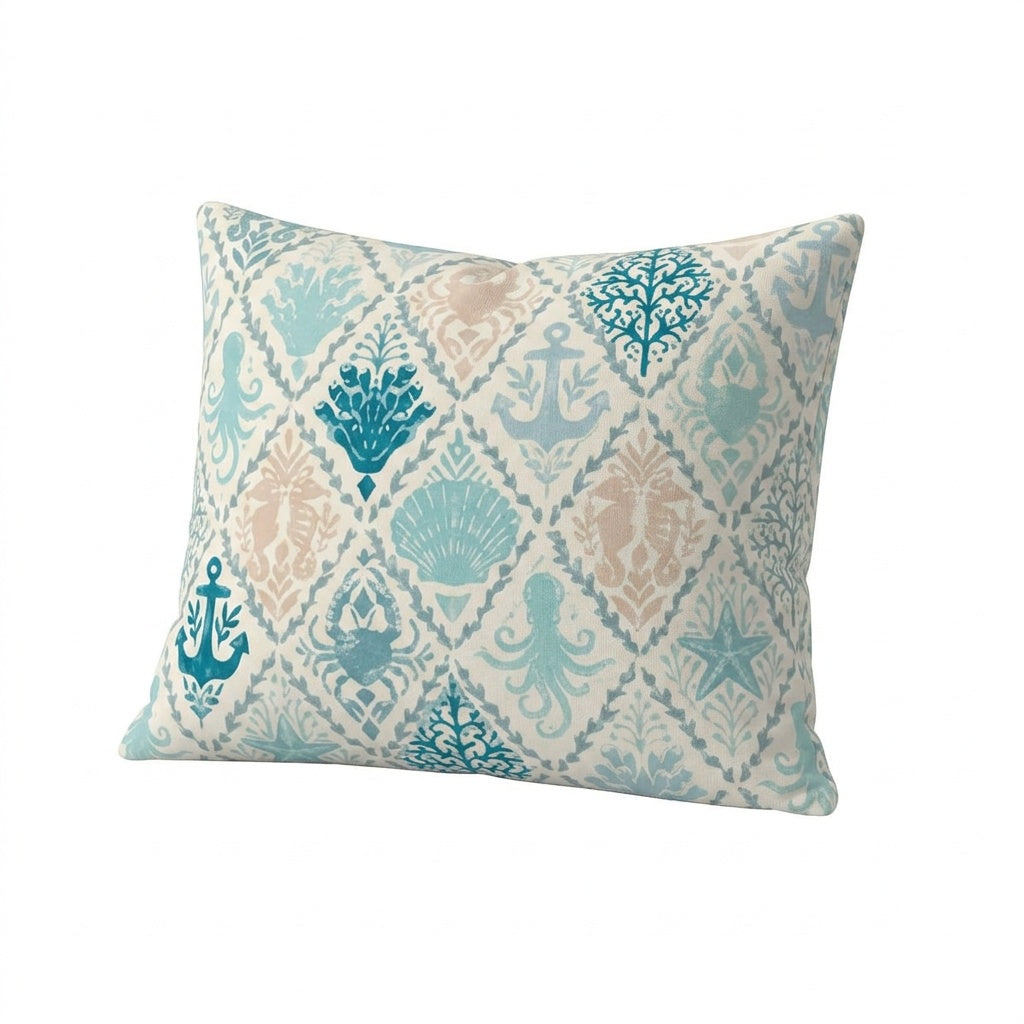 Caribbean Outdoor Throw Pillow