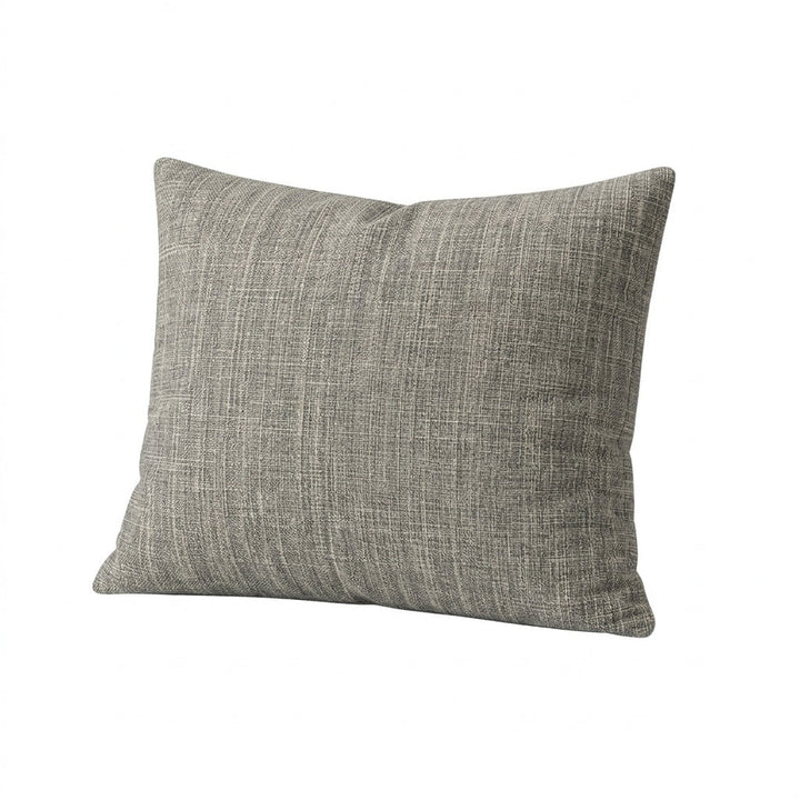 Linen Greige premium weave throw pillow