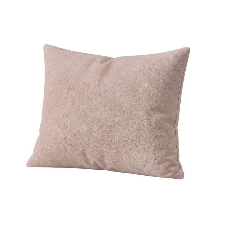 Rose Beige SuedeTouch Throw Pillow