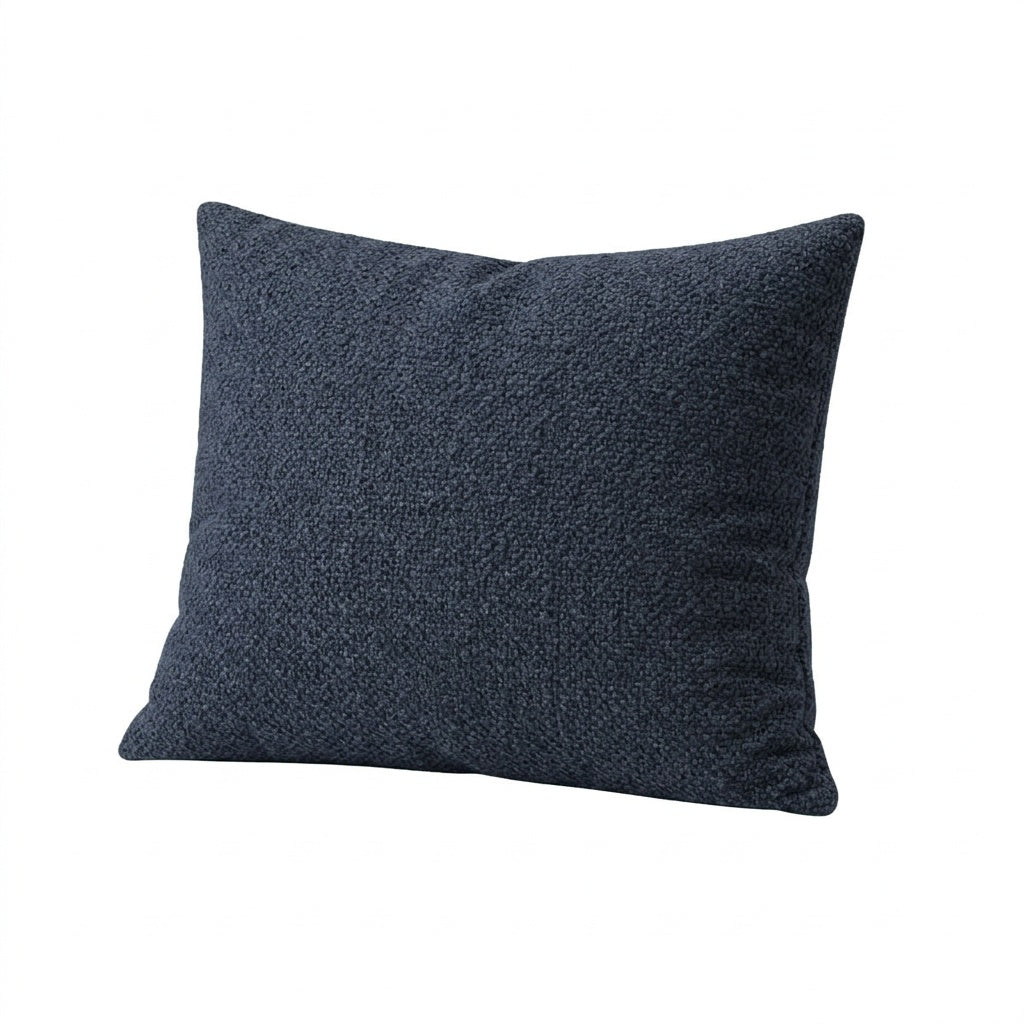 Oxford Blue performance weave throw pillow