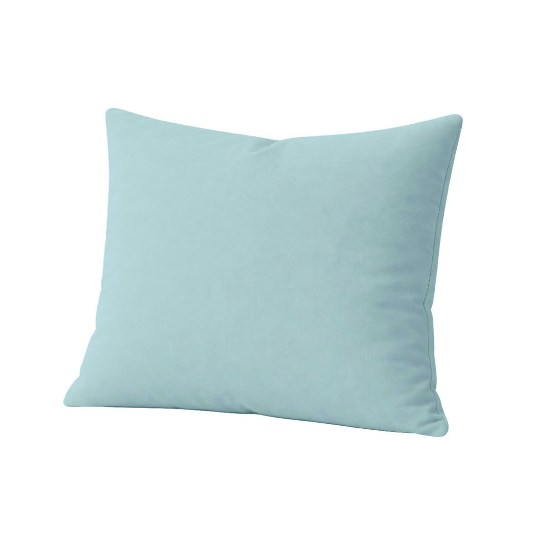 Sky Blue Twill Throw Pillow