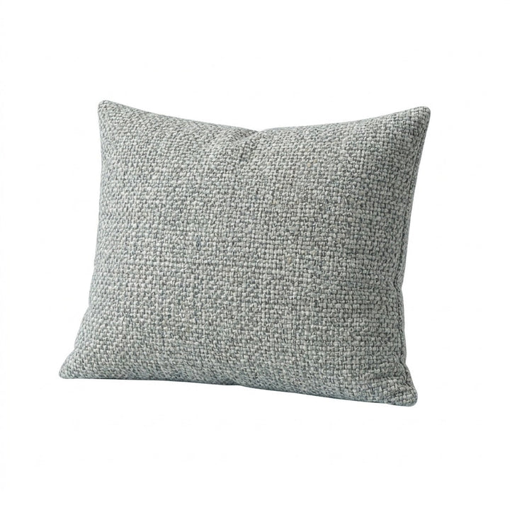 Dove Gray performance weave throw pillow