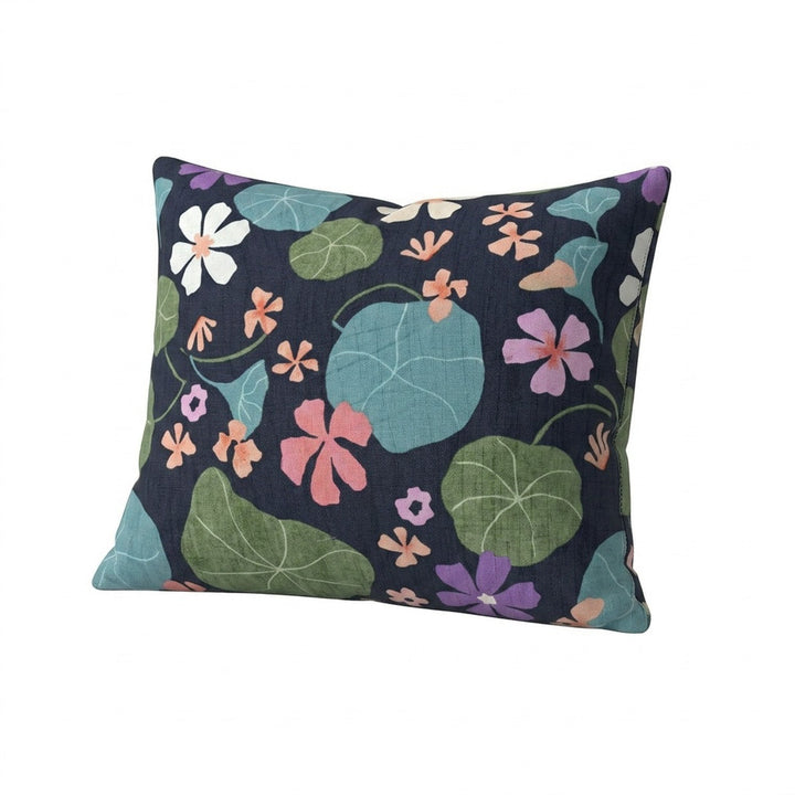 Water Lilly Canvas Print Throw Pillow