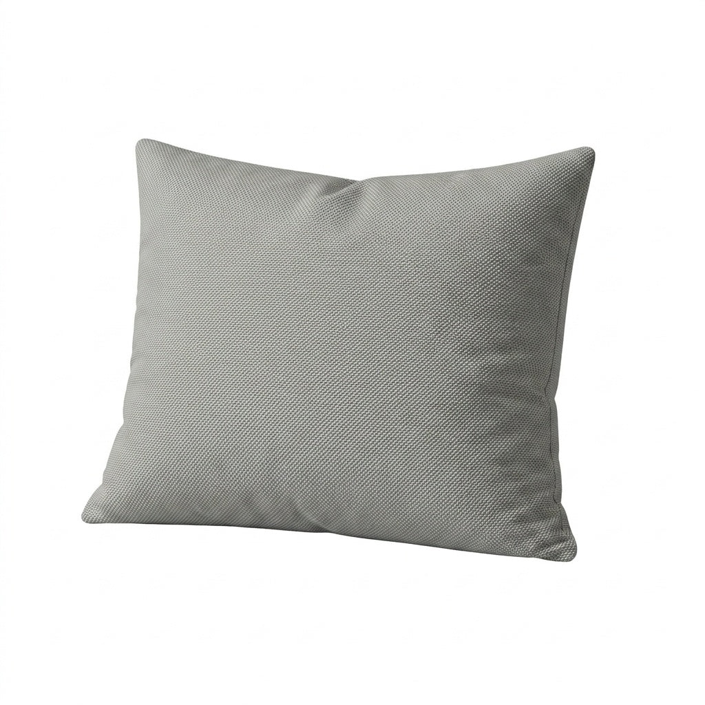 Cool Gray Outdoor Performance throw pillow in cool gray